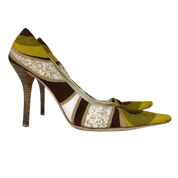 Miu Miu Pointed Toe Pumps - Picture 1 of 13